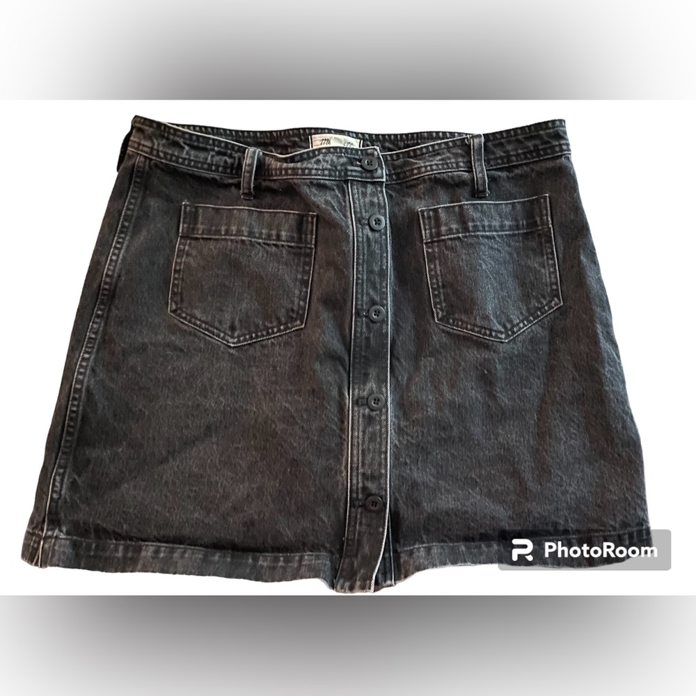 Madewell Button Skirt